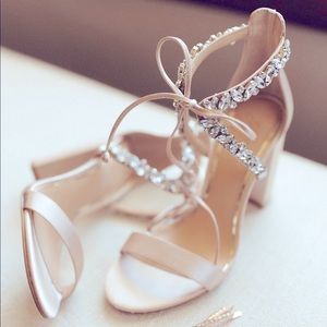 Badgley Mishchka Ever After Embellished Sandal